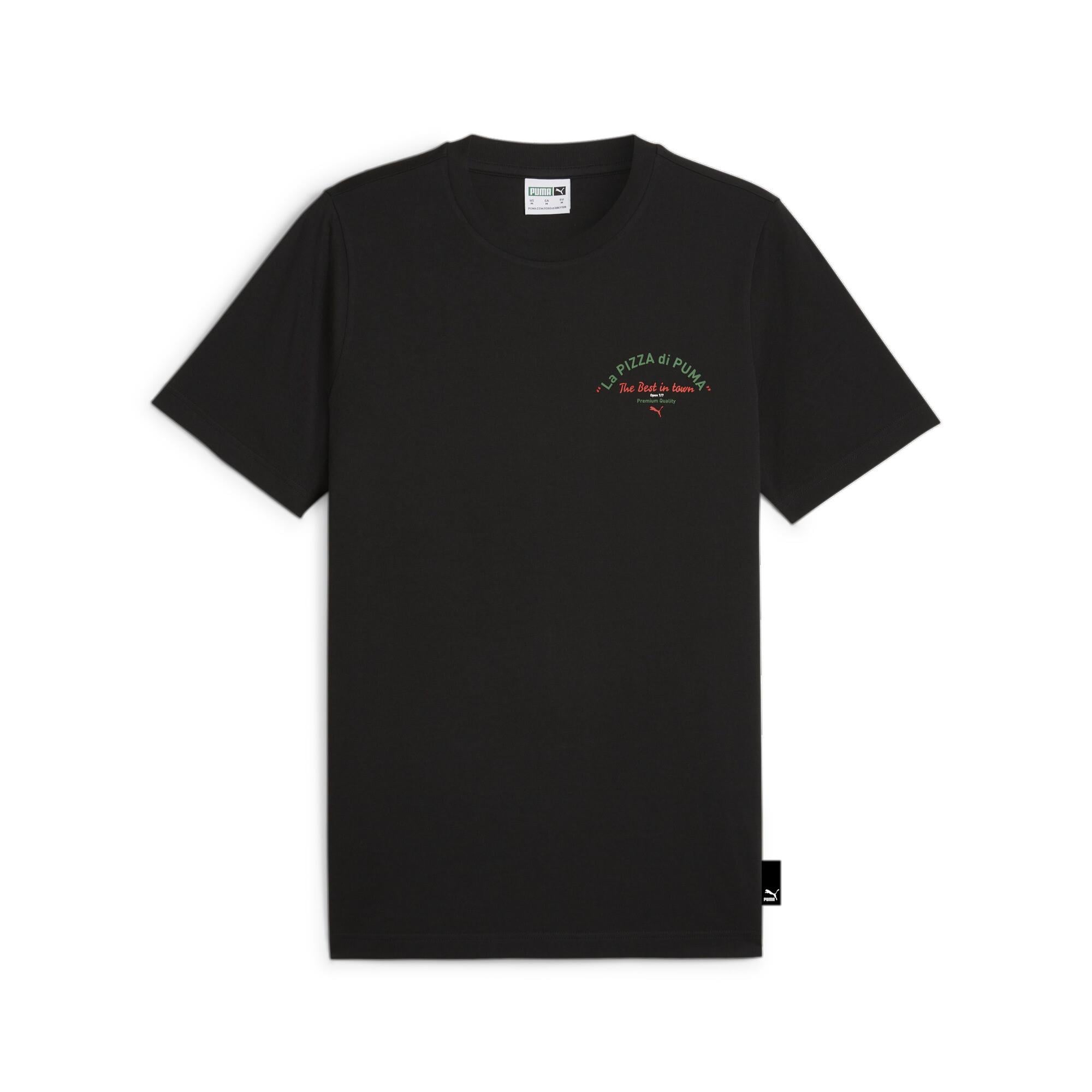 Graphics Puma Pizza Tee Erkek T-shirt