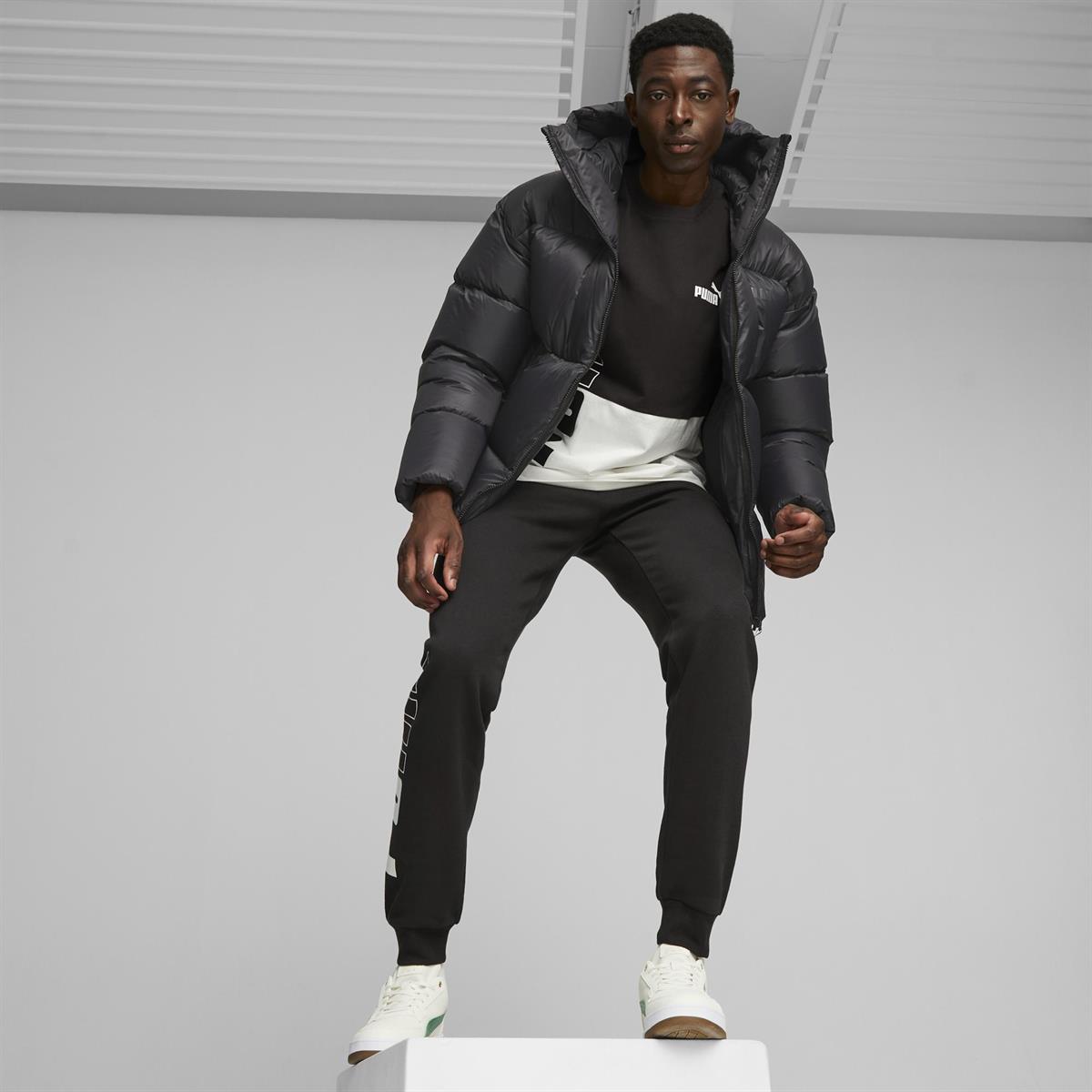 Hooded Ultra Down Puffer Jacket Erkek Mont