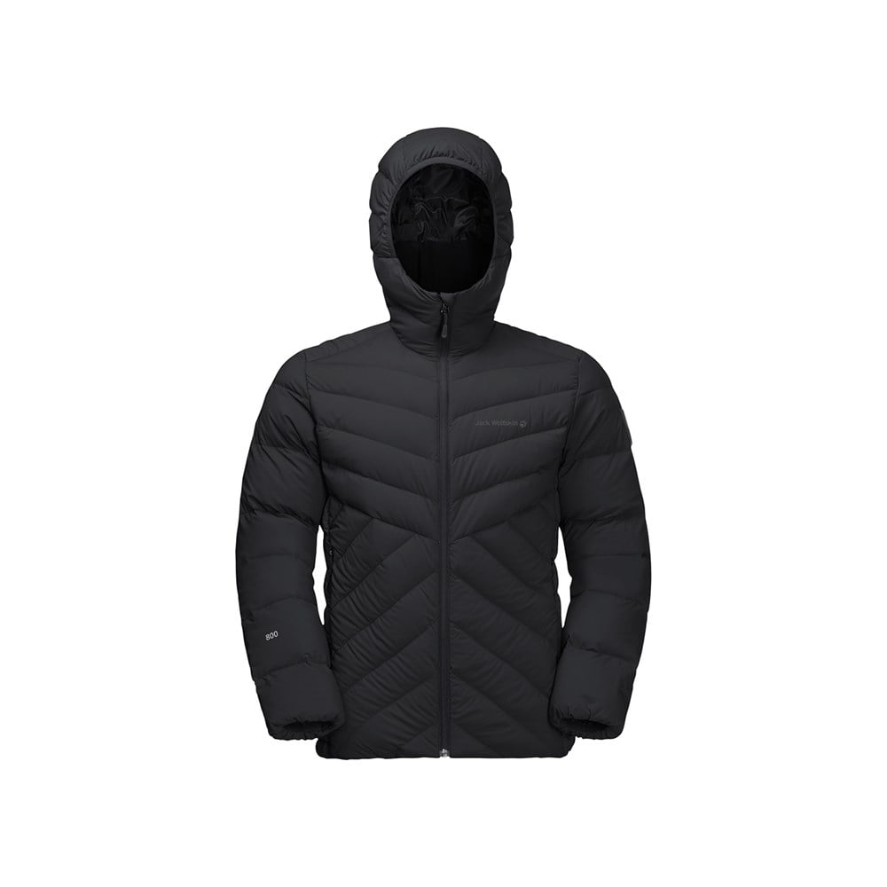 Jack Wolfskin Athletıc Down Jacket M Erkek Siyah Outdoor Ceket -1206681-6000