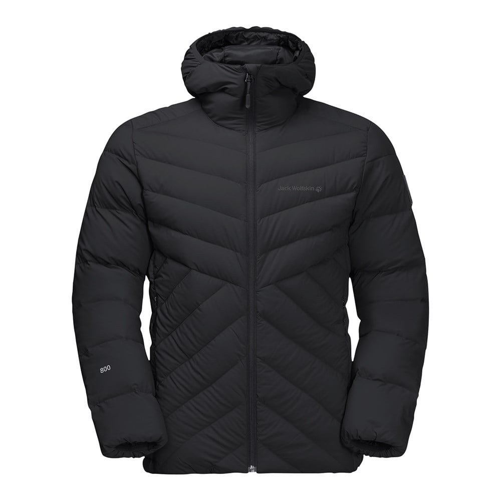Jack Wolfskin Athletıc Down Jacket M Erkek Siyah Outdoor Ceket -1206681-6000