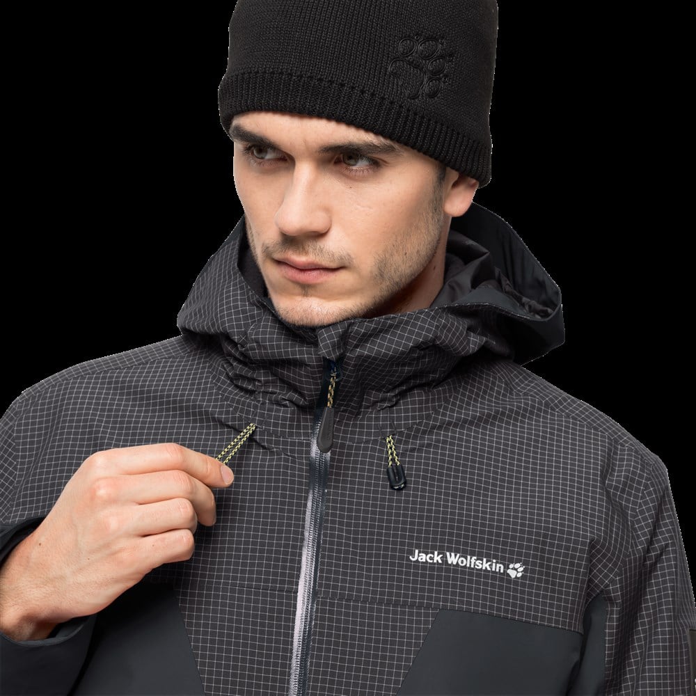 Jack Wolfskin Dna Rhapsody 3In1 M Erkek Siyah Outdoor Ceket -1114721-6350