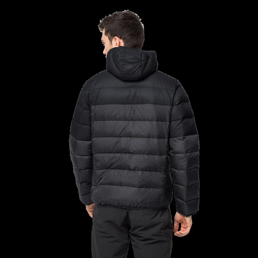 Jack Wolfskin Dna Tundra Hoody M Erkek Siyah Outdoor Ceket -1206611-6350