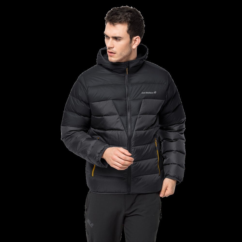 Jack Wolfskin Dna Tundra Hoody M Erkek Siyah Outdoor Ceket -1206611-6350