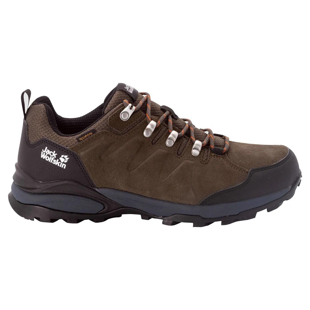 Jack Wolfskin Refugıo Texapore Low M Erkek Haki Outdoor Ayakkabı -4049851-5298