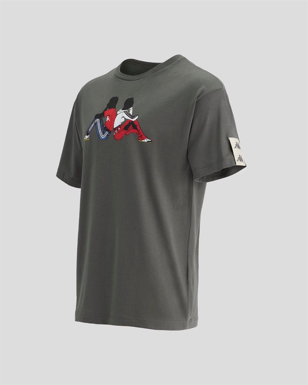 Kappa 222 Banda Pop Tk Erkek Yeşil Günlük T-shirt - 381G43W-AL5