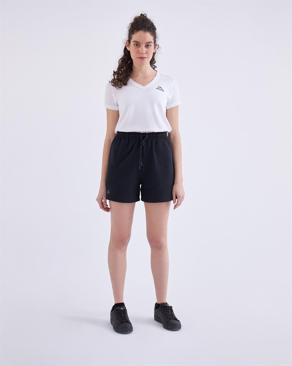 Kappa Authentic Gabriellax Tk Kadın Siyah Günlük Şort - 351E16W-005