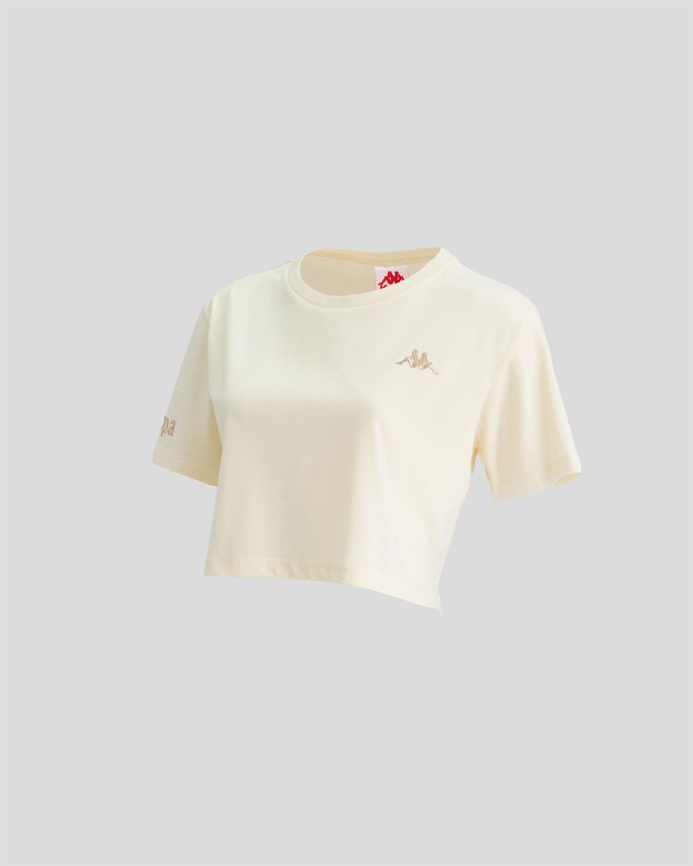 Kappa Authentic Ghigax Tk Kadın Beyaz Günlük T-shirt - 381G8MW-H15