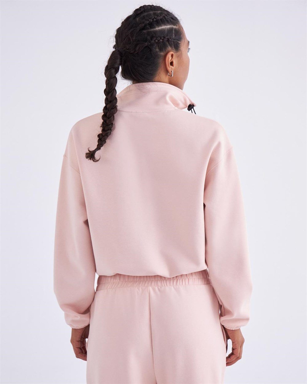 Kappa Authentic Letia Tk Kadın Pembe Günlük Sweatshirt - 381I2RW-W71
