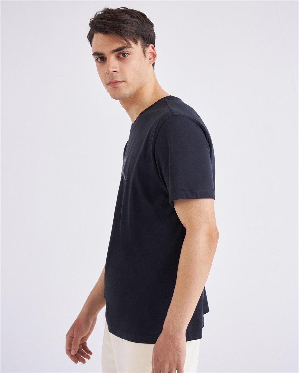 Kappa Authentic Punion Tk Erkek Siyah Günlük T-shirt - 381G42W-005