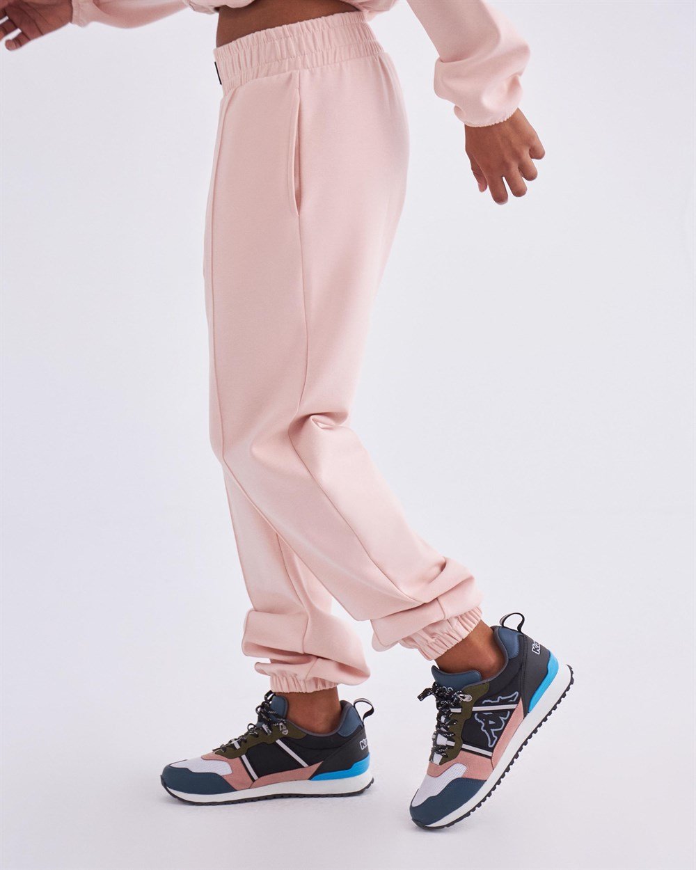 Kappa Authentic Tier One Letsie Tk Kadın Pembe Günlük Eşofman Altı - 381K1UW-W71