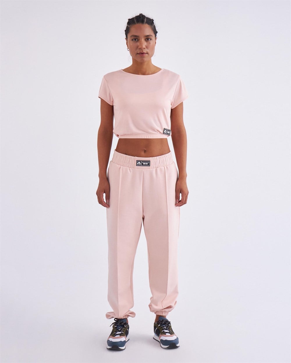 Kappa Authentic Tier One Letsie Tk Kadın Pembe Günlük Eşofman Altı - 381K1UW-W71