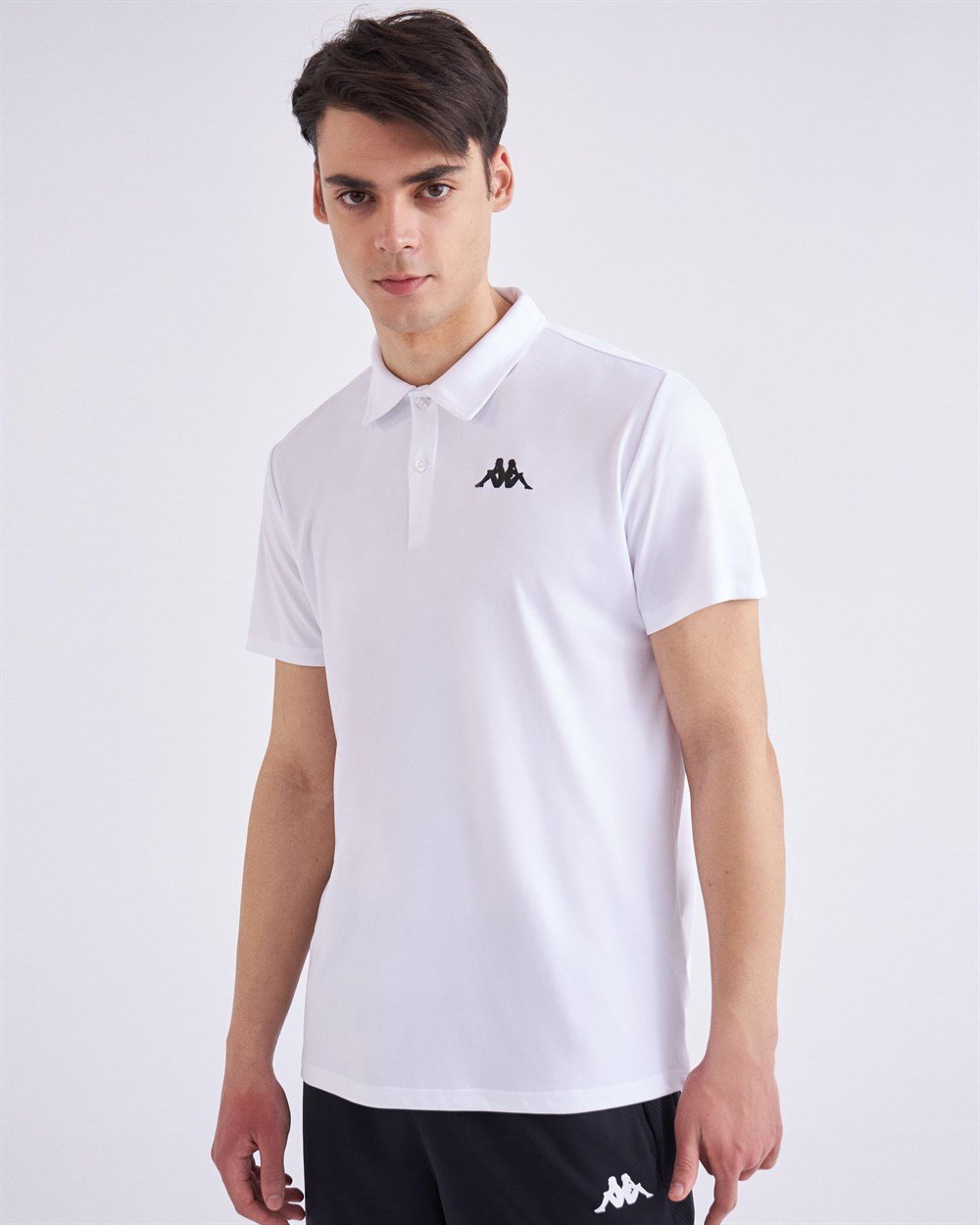 Kappa Kombat Poly Polo Tk Erkek Beyaz Antrenman T-shirt - 331D53W-001