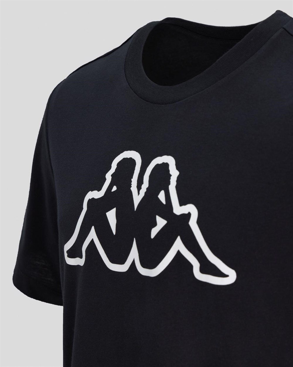 Kappa Logo Cromen Tk Erkek Siyah Antrenman T-shirt - 331F1NW-005