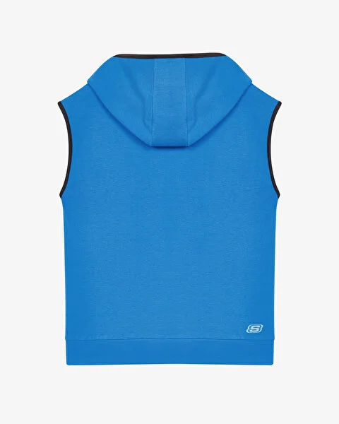 Lightweight Fleece Two Yarn B Sleeveless Hoodie Sweatshirt Çocuk Sweatshirt