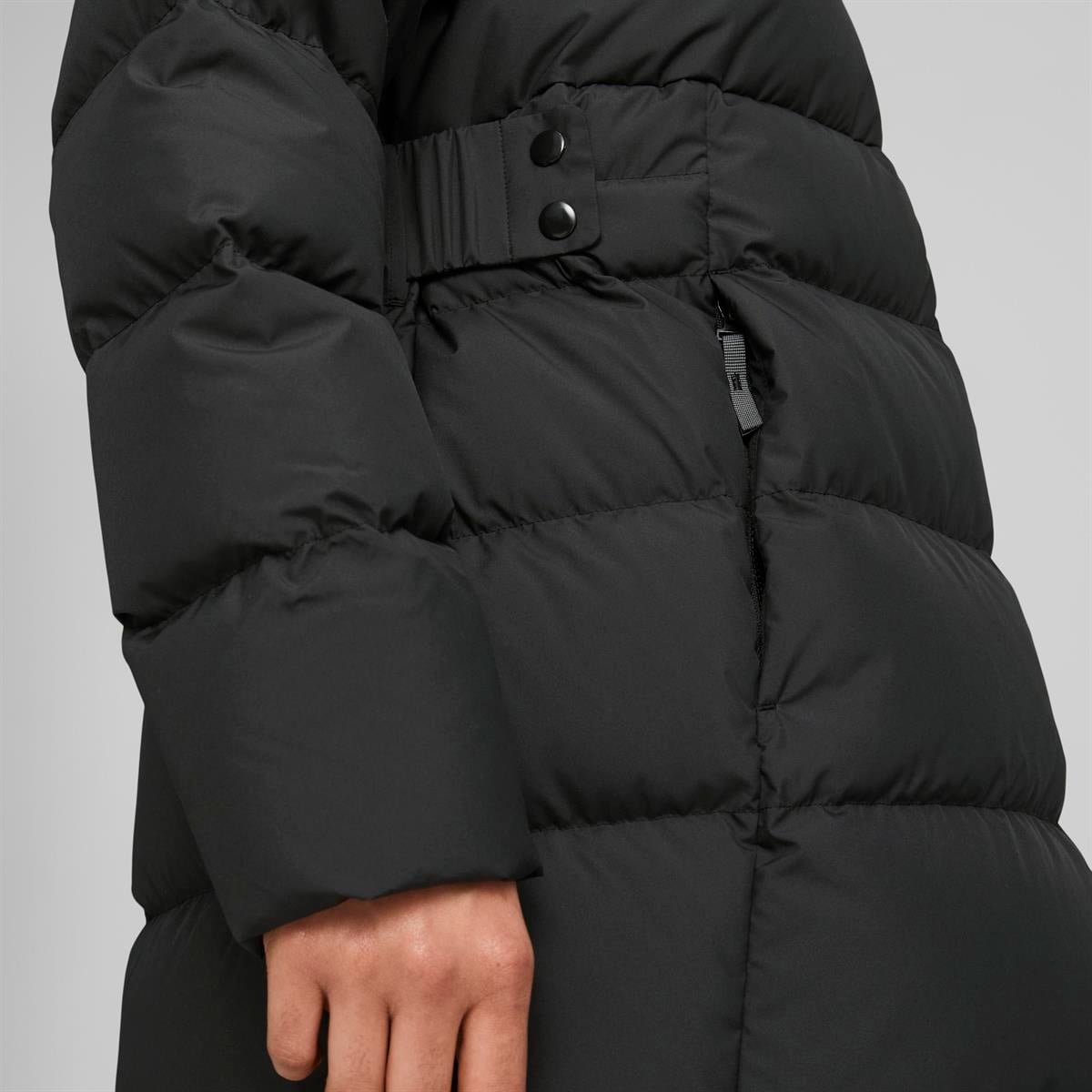 Long Hooded Down Coat Kadın Mont