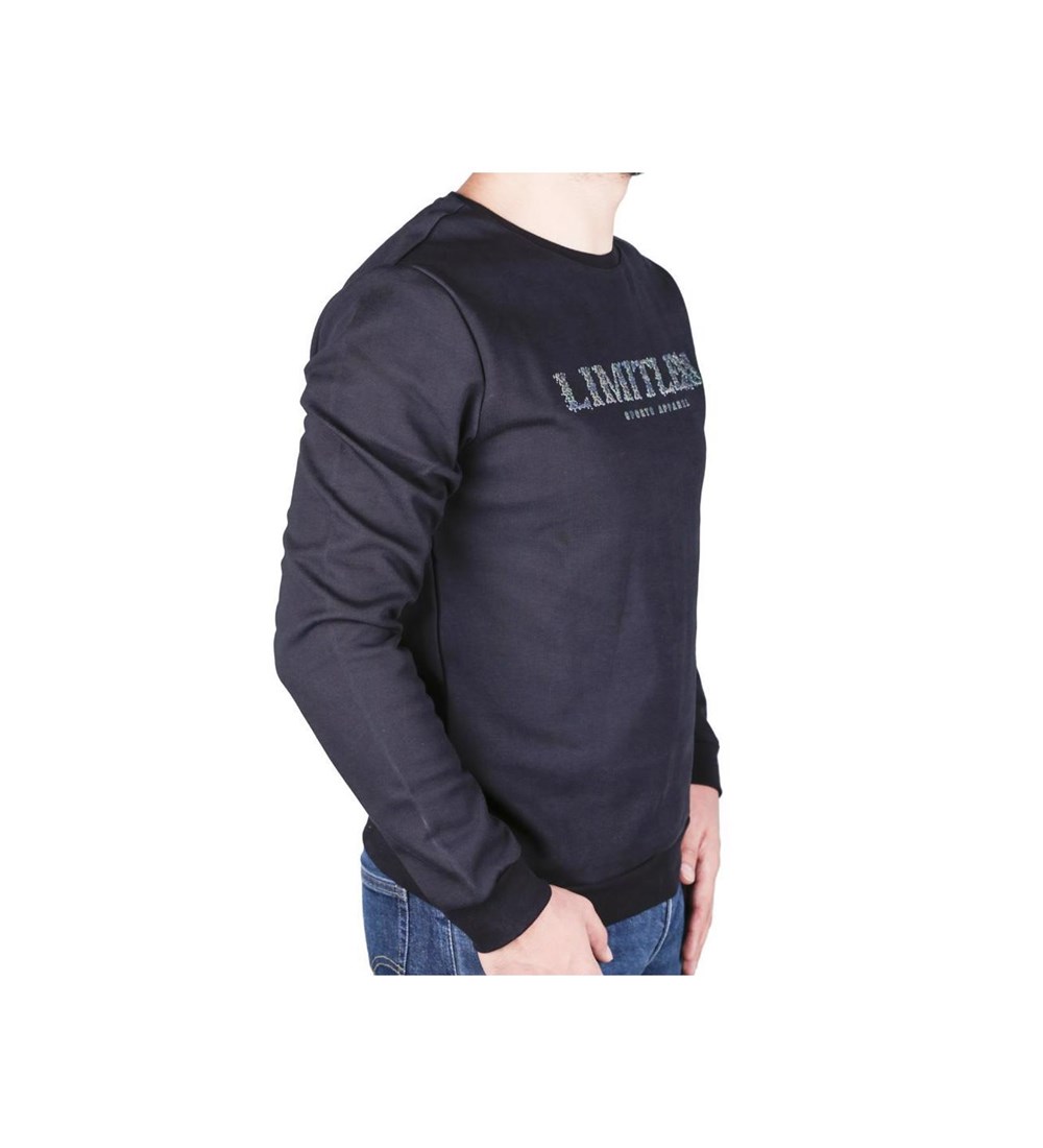 Lumberjack 0W Ivan Slogan Sweatshırt Erkek Spor Giyim - 100565246