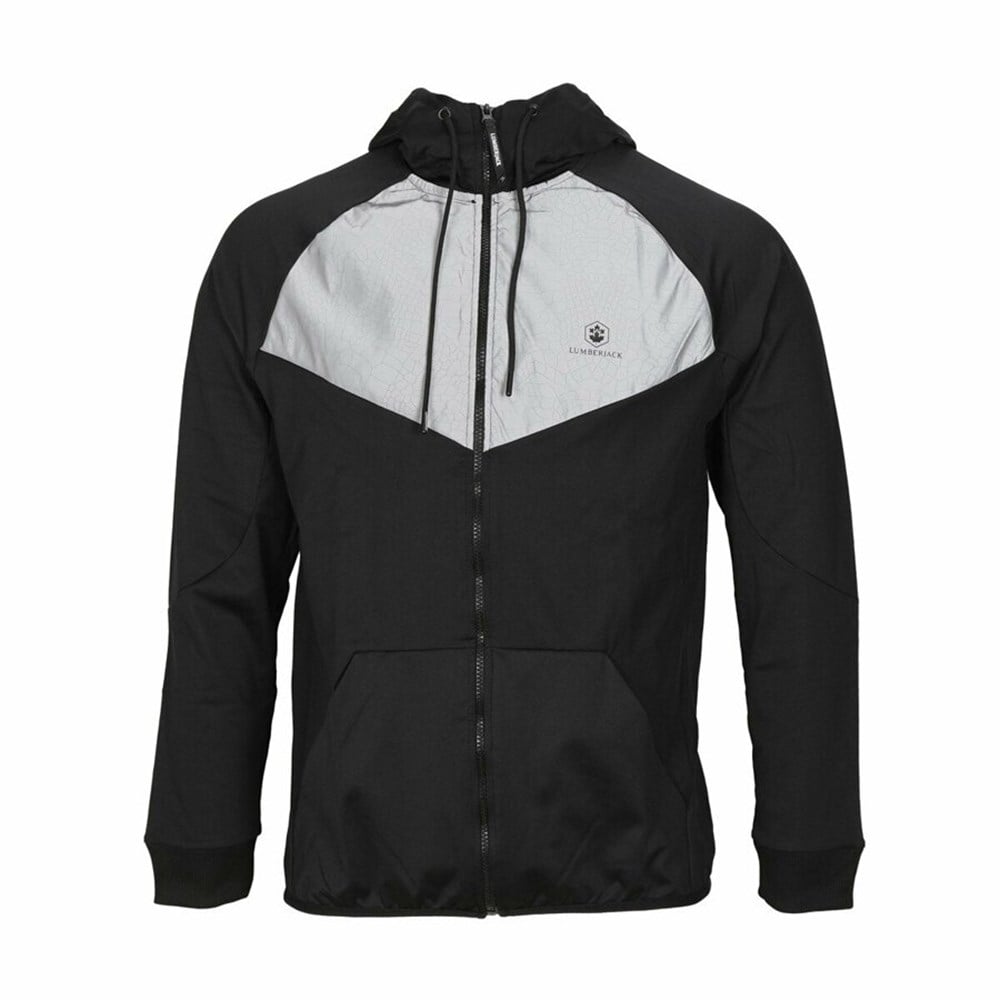 Lumberjack 1M Karakas Reflect Full Zip Hoodie Erkek Sweatshirts - 100928700