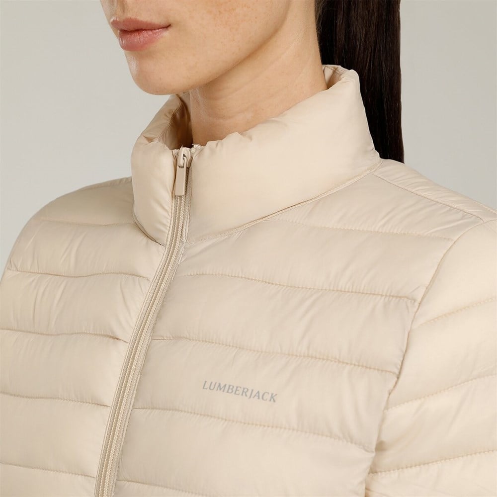 Lumberjack 1W Basıc Padded Coat  1Pr Kadın Beyaz Mont - 101044456