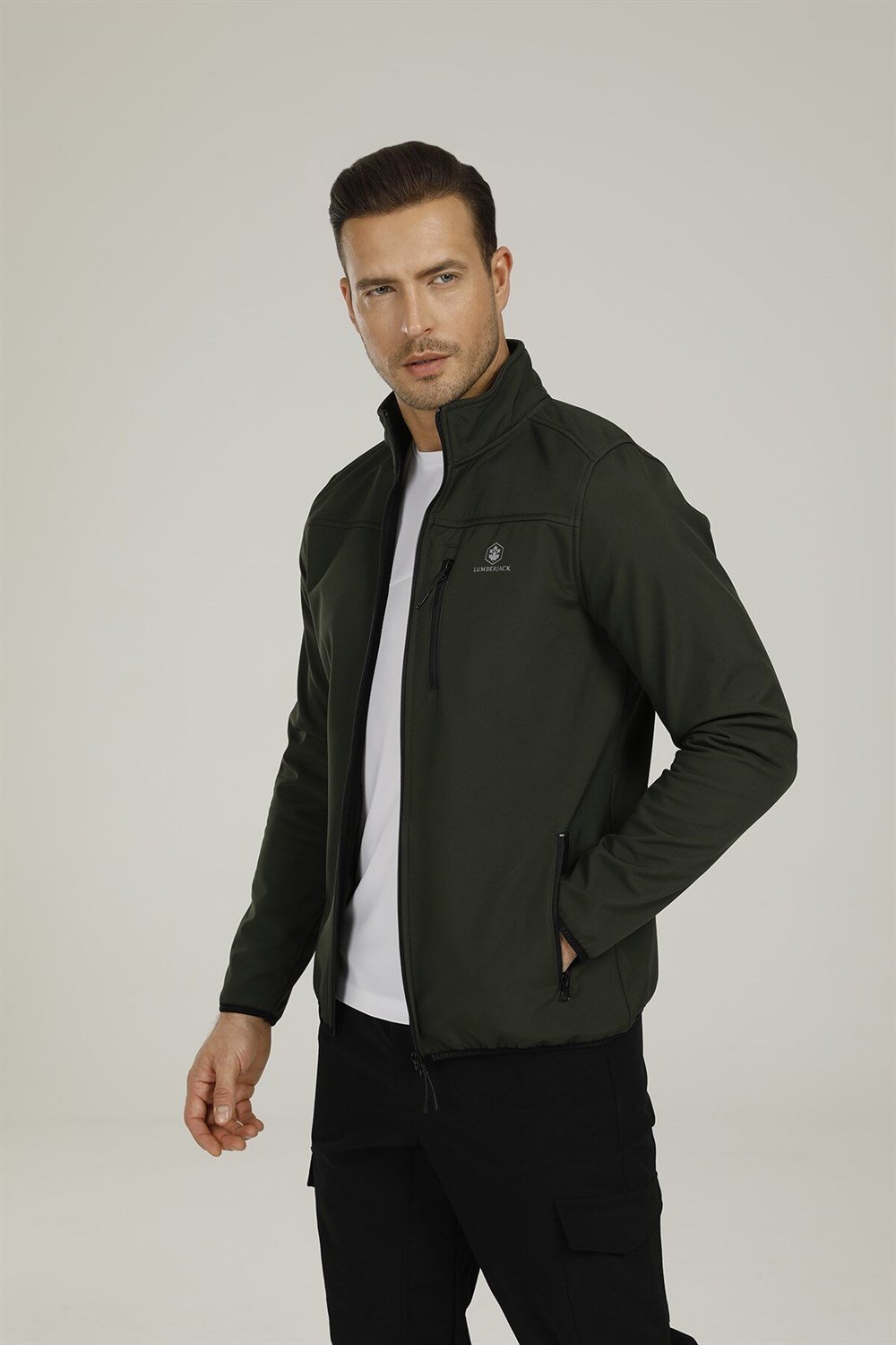 Lumberjack 1W Gt16 Basıc Softshell 1Pr Erkek Haki Softshell -101044881