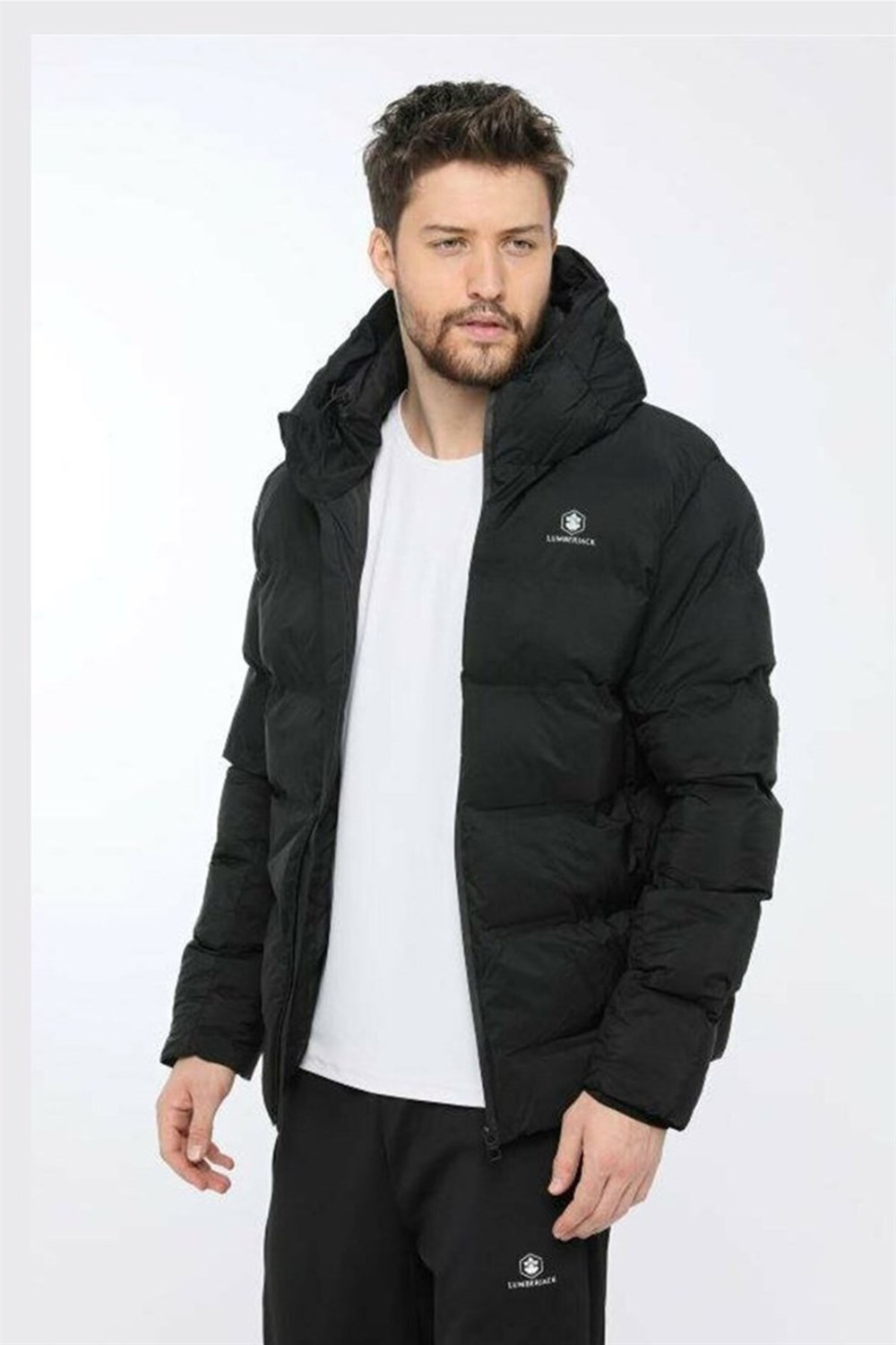 Lumberjack 1W Sn22 Nolan Coat 1Pr Erkek Siyah Kısa Mont -101045008