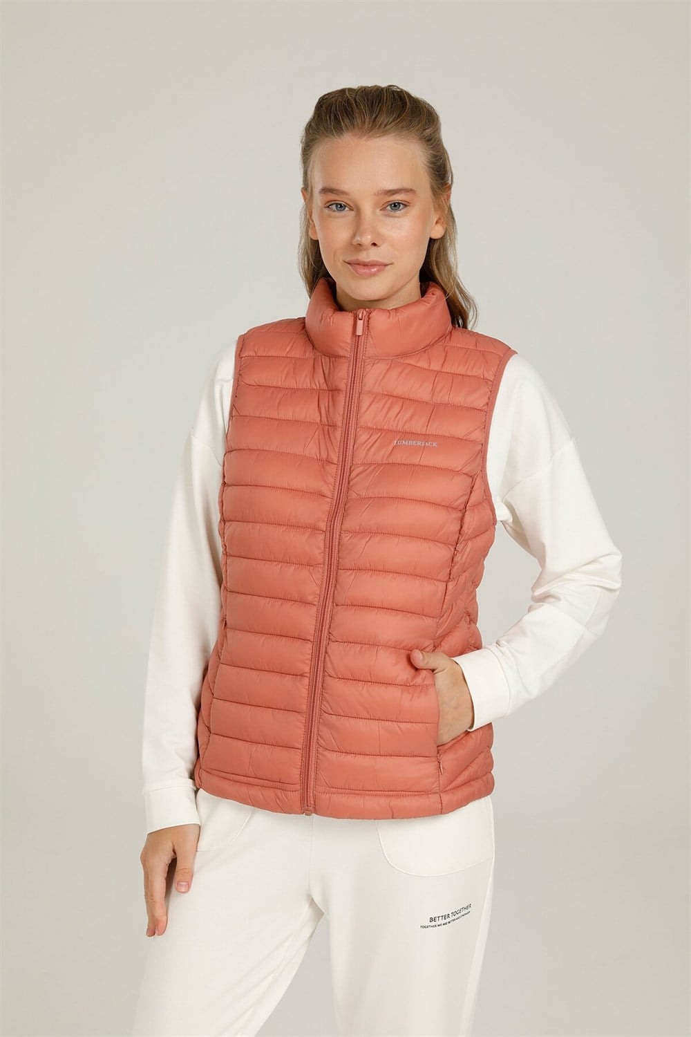 Lumberjack Basic Vest 1Pr Kadın Pembe Yelek - 101044540