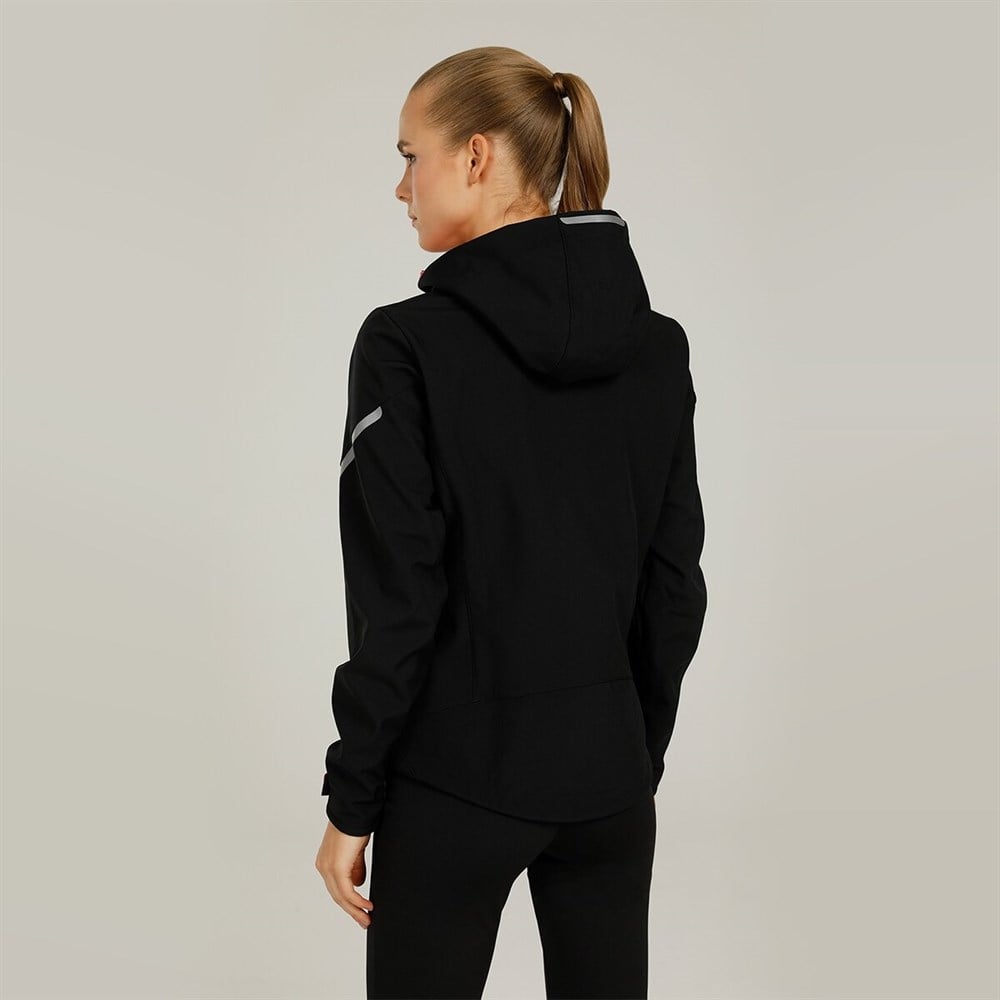 Lumberjack SN144 Harvey Softshell 1Pr Kadın Siyah Polar Ceket - 101044503