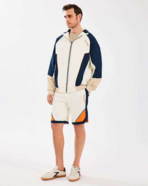M Diagonal Lw Fleece Sweatshort