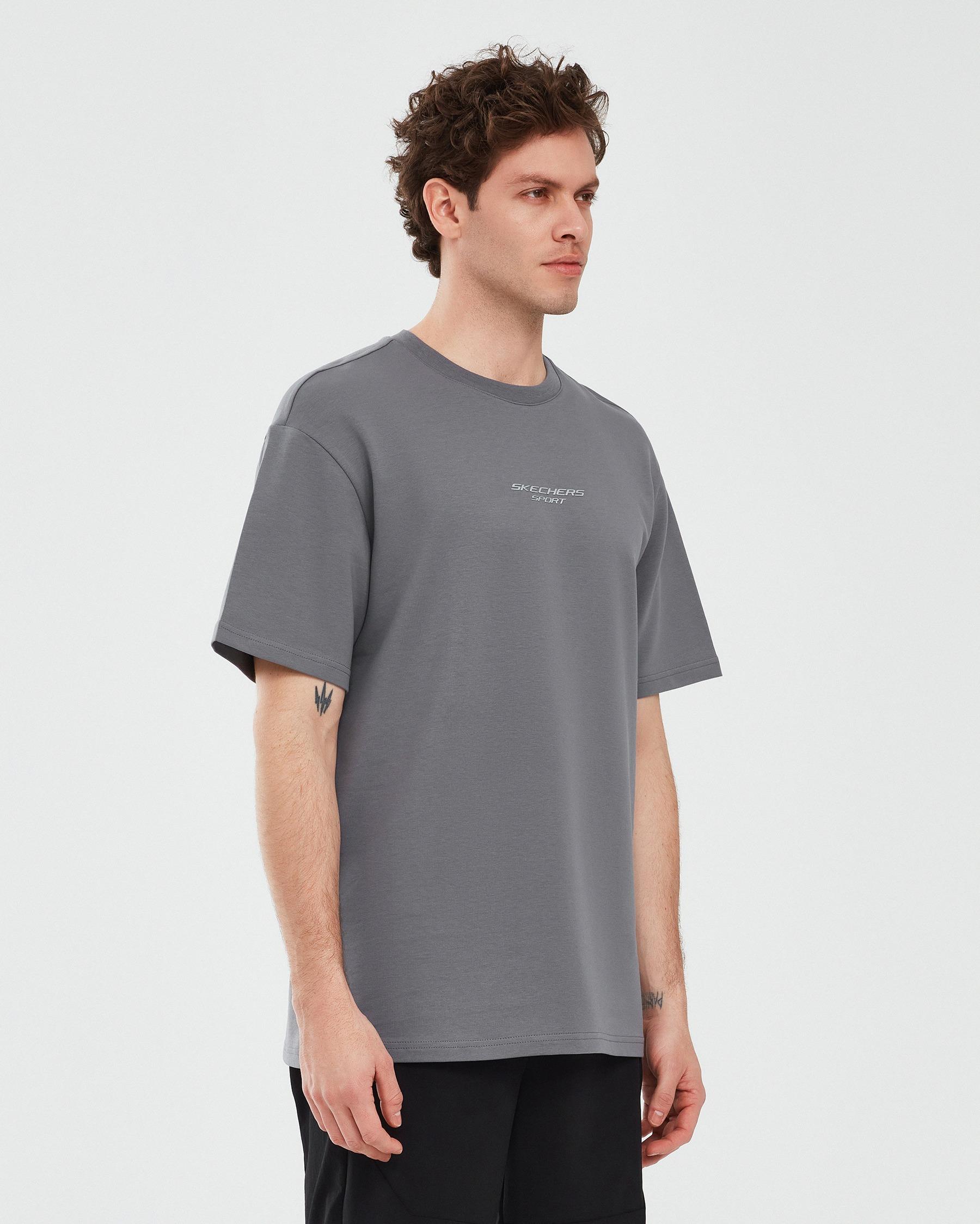 M Graphic Tee Reflect Logo Oversize T-Shirt