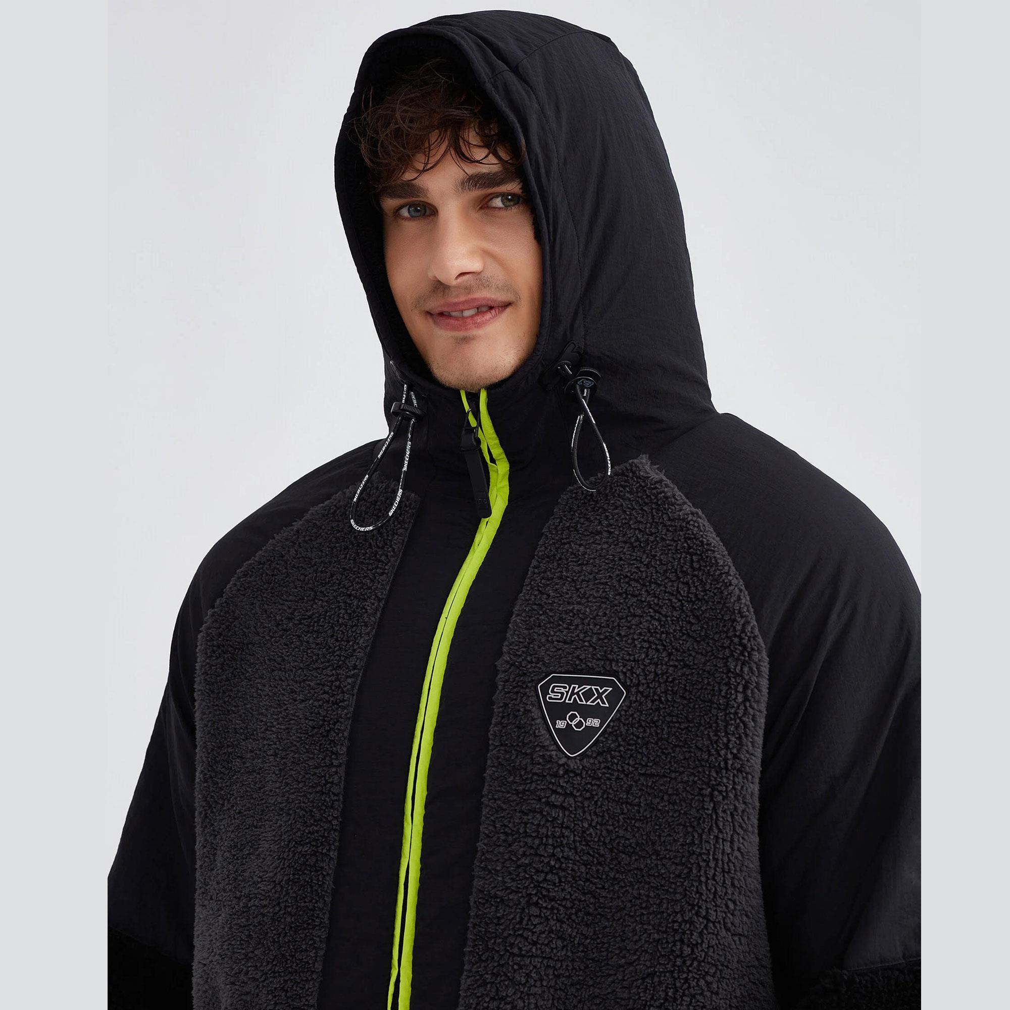 M Outdoor Fleece Full Zip Sherpa Erkek Sweatshirt