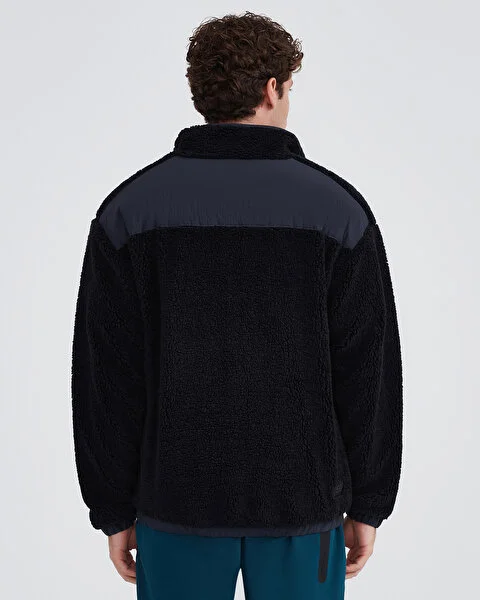 M Outdoor Fleece Full Zip Sherpa Erkek Sweatshirt