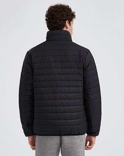 M Panel Turtle Neck Jacket