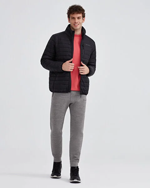 M Panel Turtle Neck Jacket