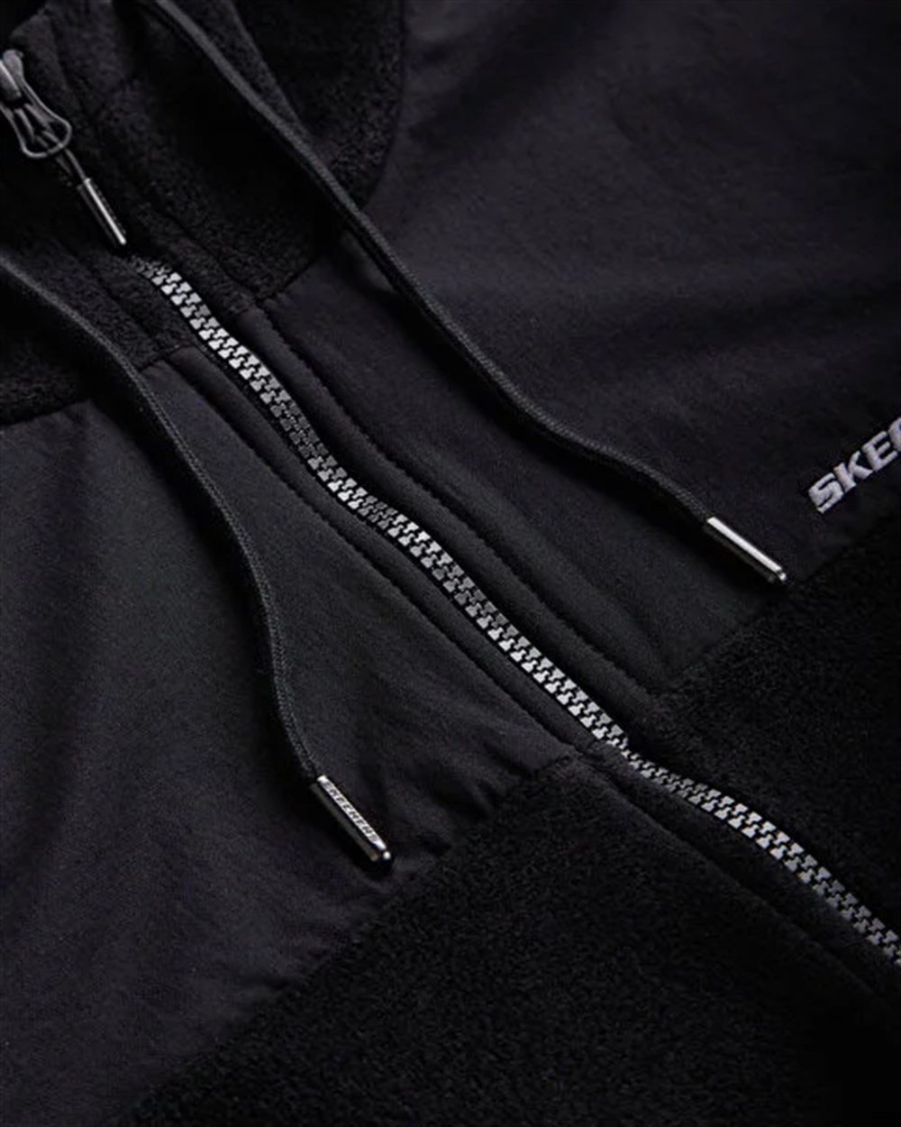 M Woven Panel Full Zip Polar