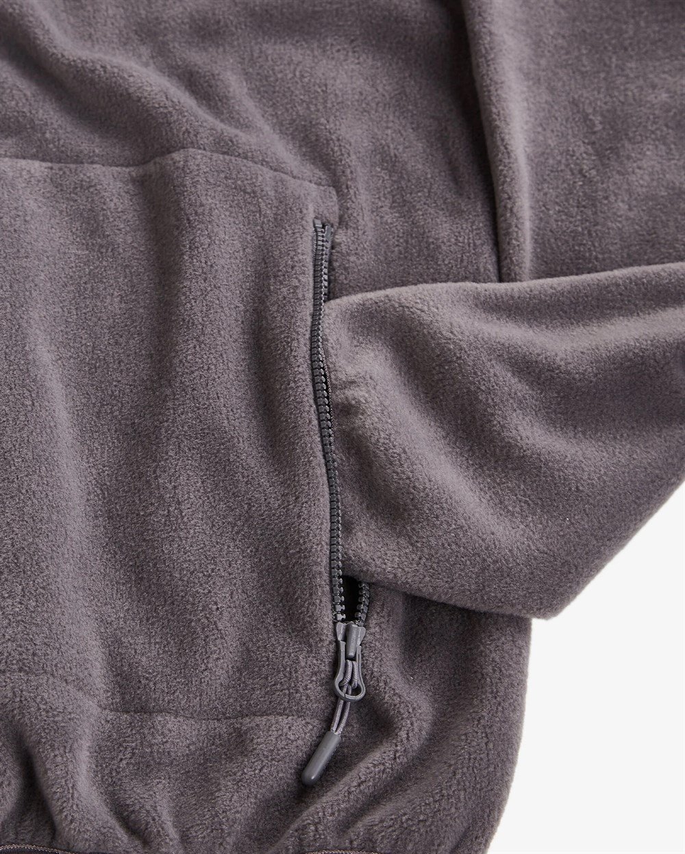 M Woven Panel Full Zip Polar