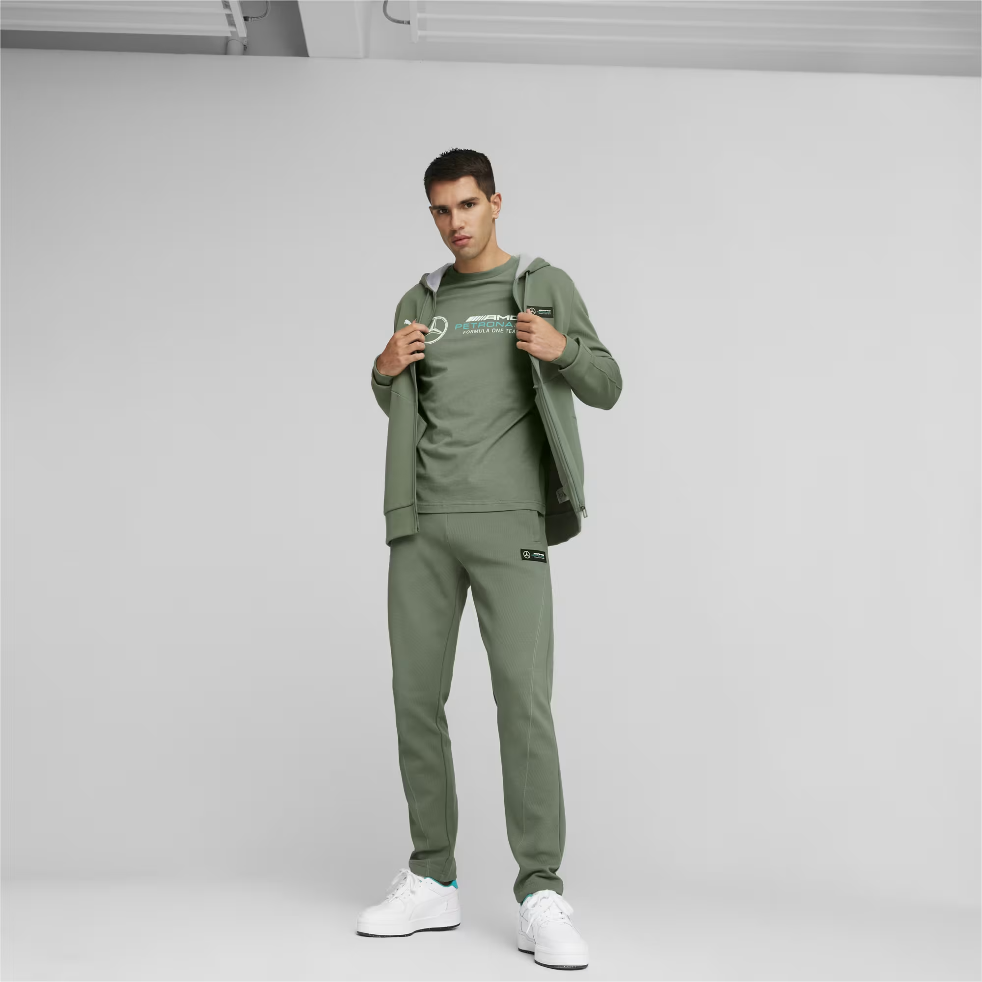 Mapf1 Hooded Sweat Jacket Erkek Ceket