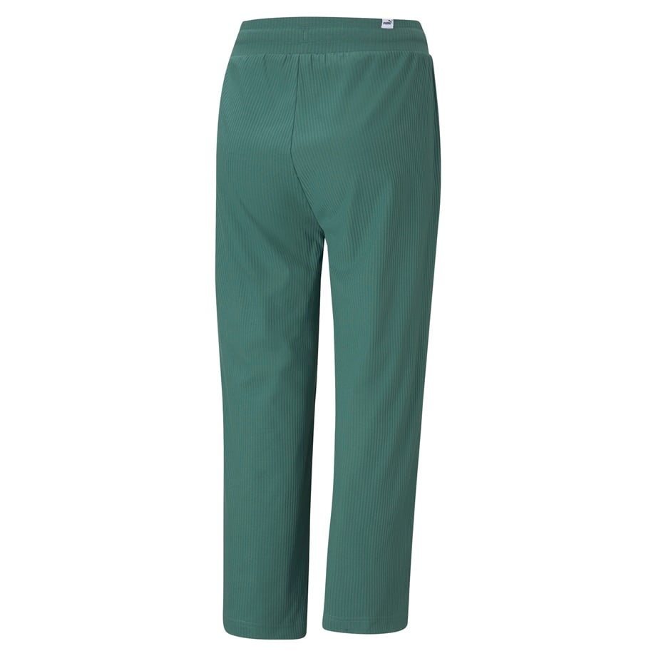 Modern Basics Ribbed Wide Pants Blue Spr