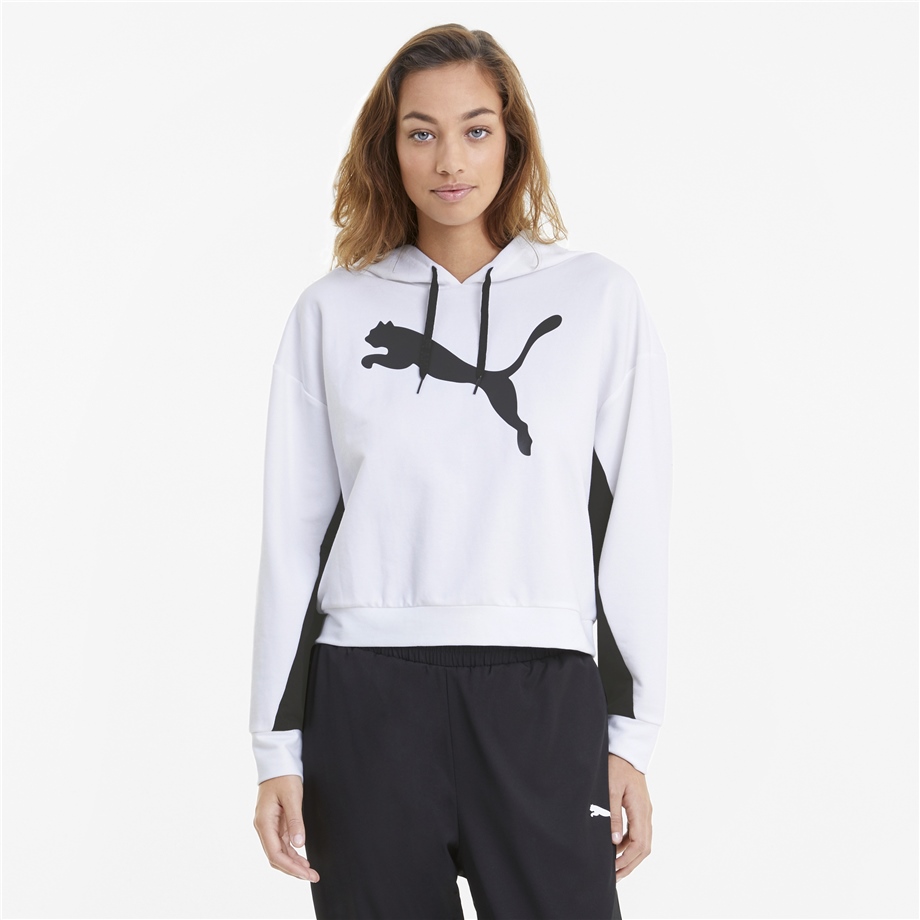 Modern Sports Hoodie Puma White
