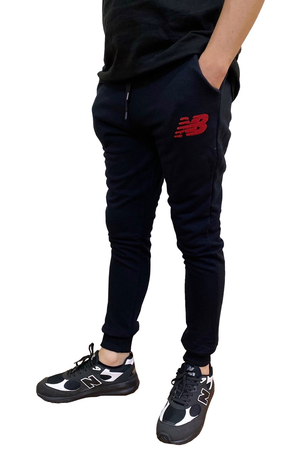 New Balance Lifestyle Erkek Siyah Eşofman Altı - MPP3147-BK