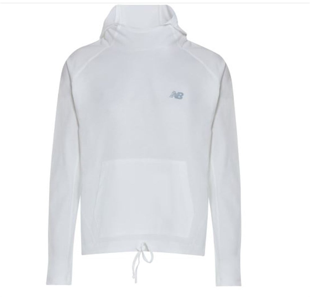 New Balance Loose Kadın Kapüşonlu Sweatshirt - WTH1961-WT
