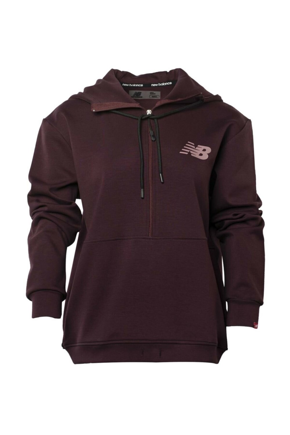 New Balance NB Lıfestyle Hoodıe Kadın Pembe Sweatshirt - WPH3128-PBR