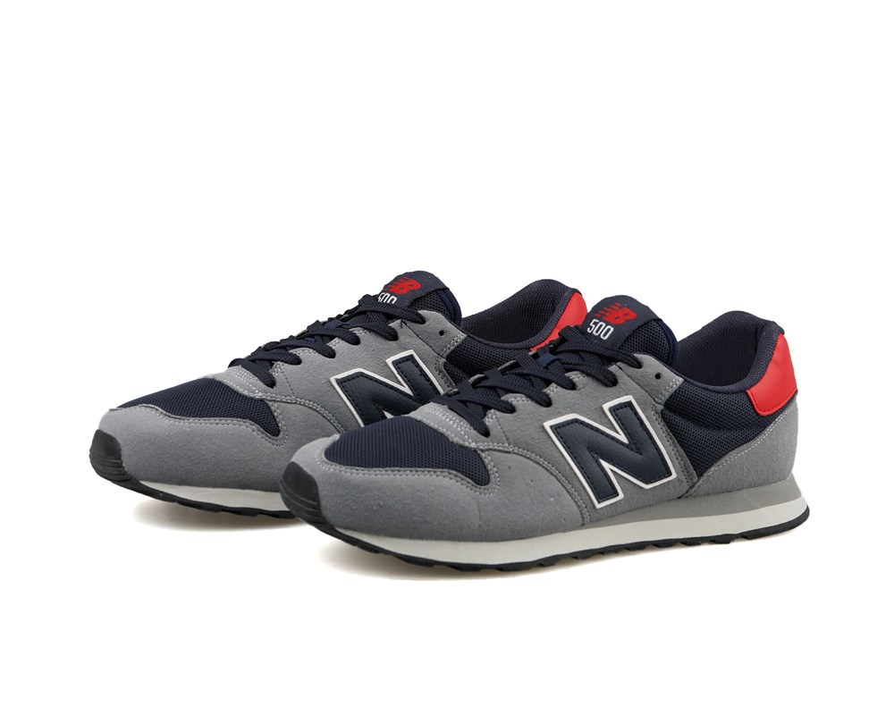 New Balance NB Lifestyle Mens Shoes Erkek Gri Günlük Spor Ayakkabı - GM500GGS