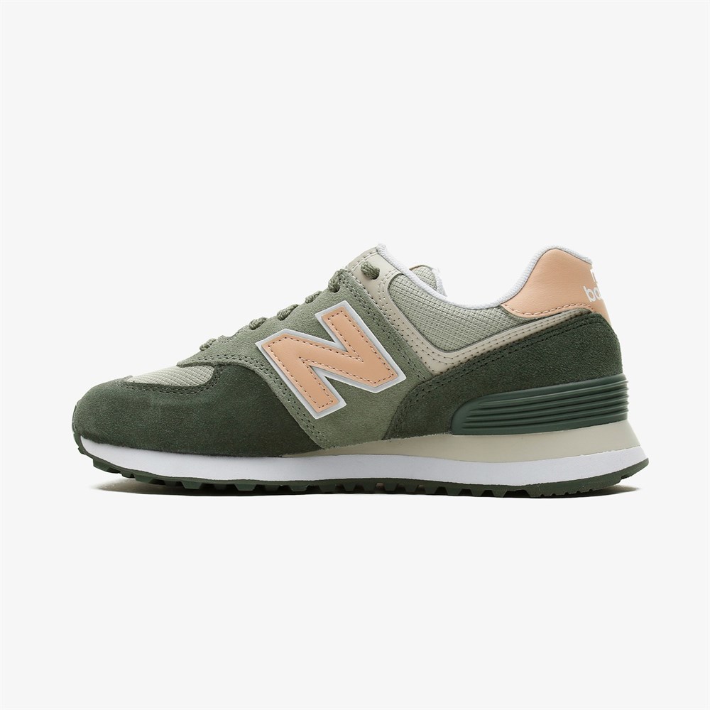 New Balance NB Lifestyle Womens Shoes Kadın Haki Günlük Ayakkabı -  WL574SZ2
