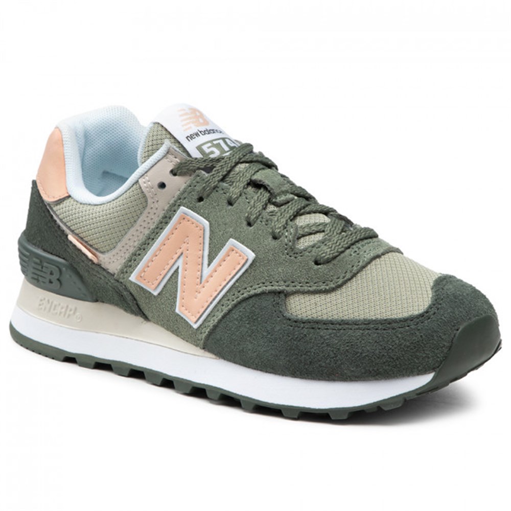New Balance NB Lifestyle Womens Shoes Kadın Haki Günlük Ayakkabı -  WL574SZ2
