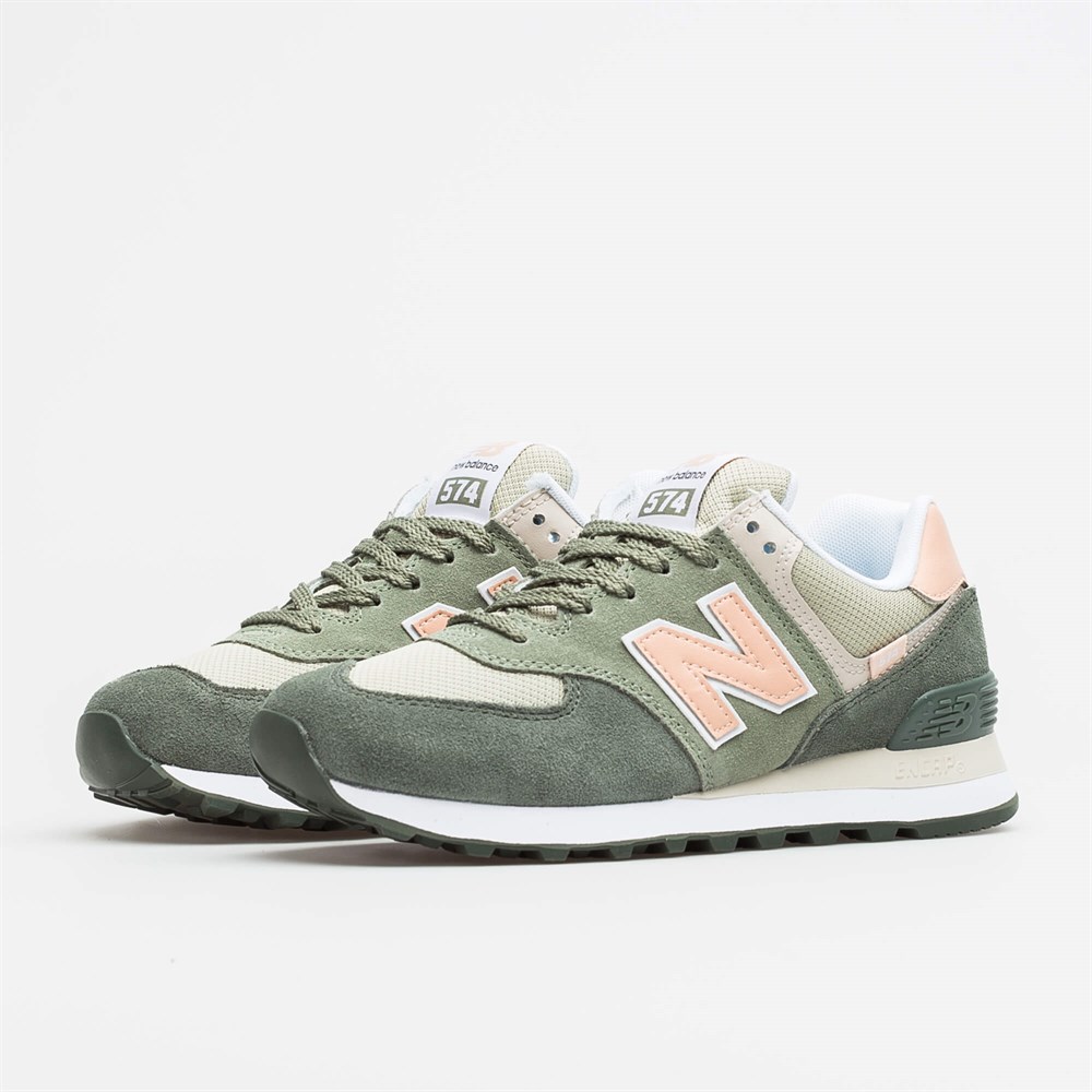 New Balance NB Lifestyle Womens Shoes Kadın Haki Günlük Ayakkabı -  WL574SZ2