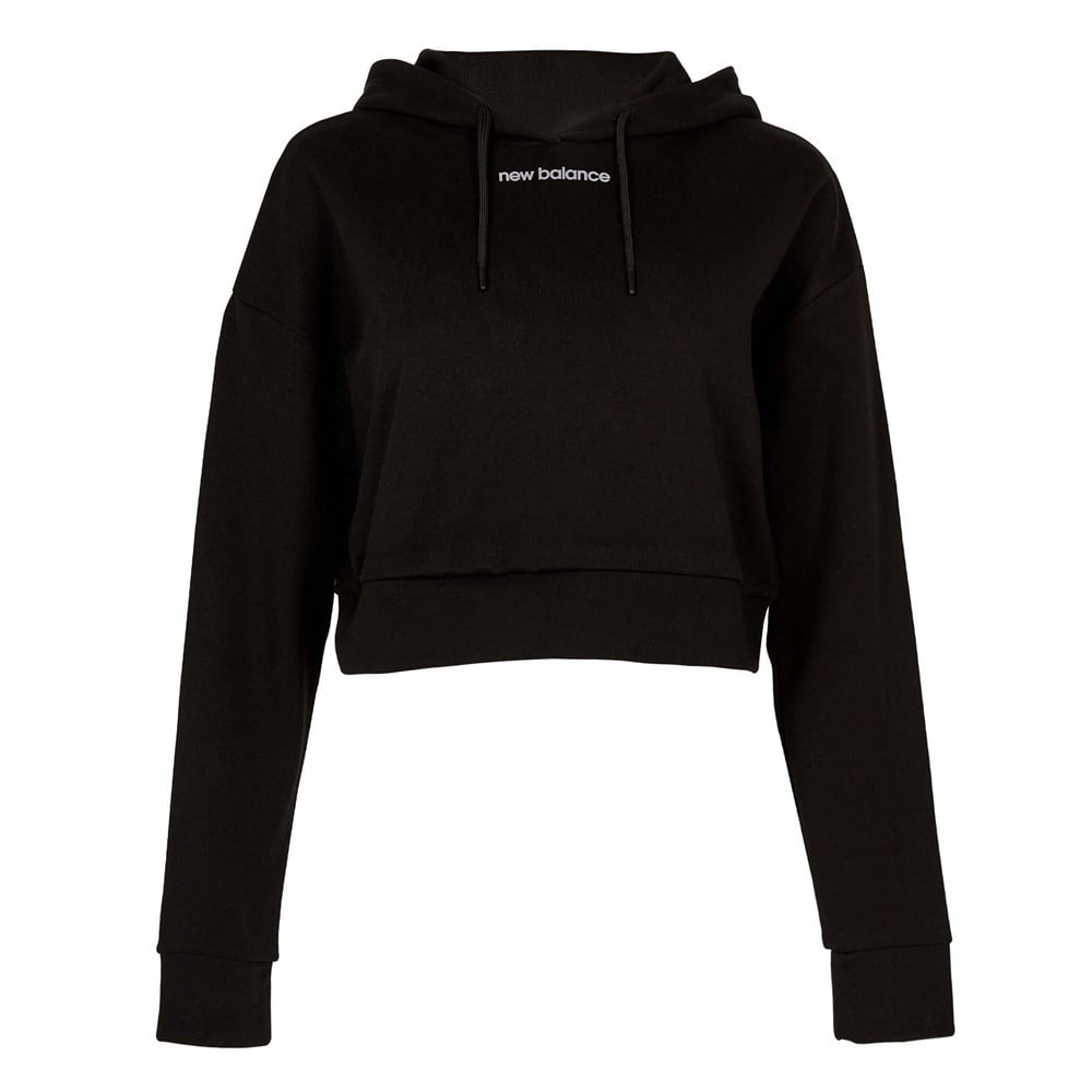 New Balance NB Womens Lifestyle Hoodie Kadın Siyah Günlük Sweatshirt - WPH1279-BK