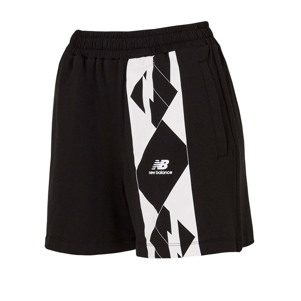 New Balance NB Womens Lifestyle Shorts Kadın Siyah Günlük Şort - WNS1202-BK