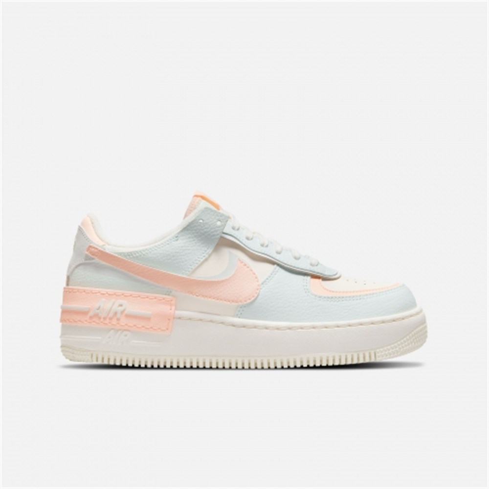 Nike Air Force 1 Shadow Kadın Krem Günlük Ayakkabı - CU8591-104
