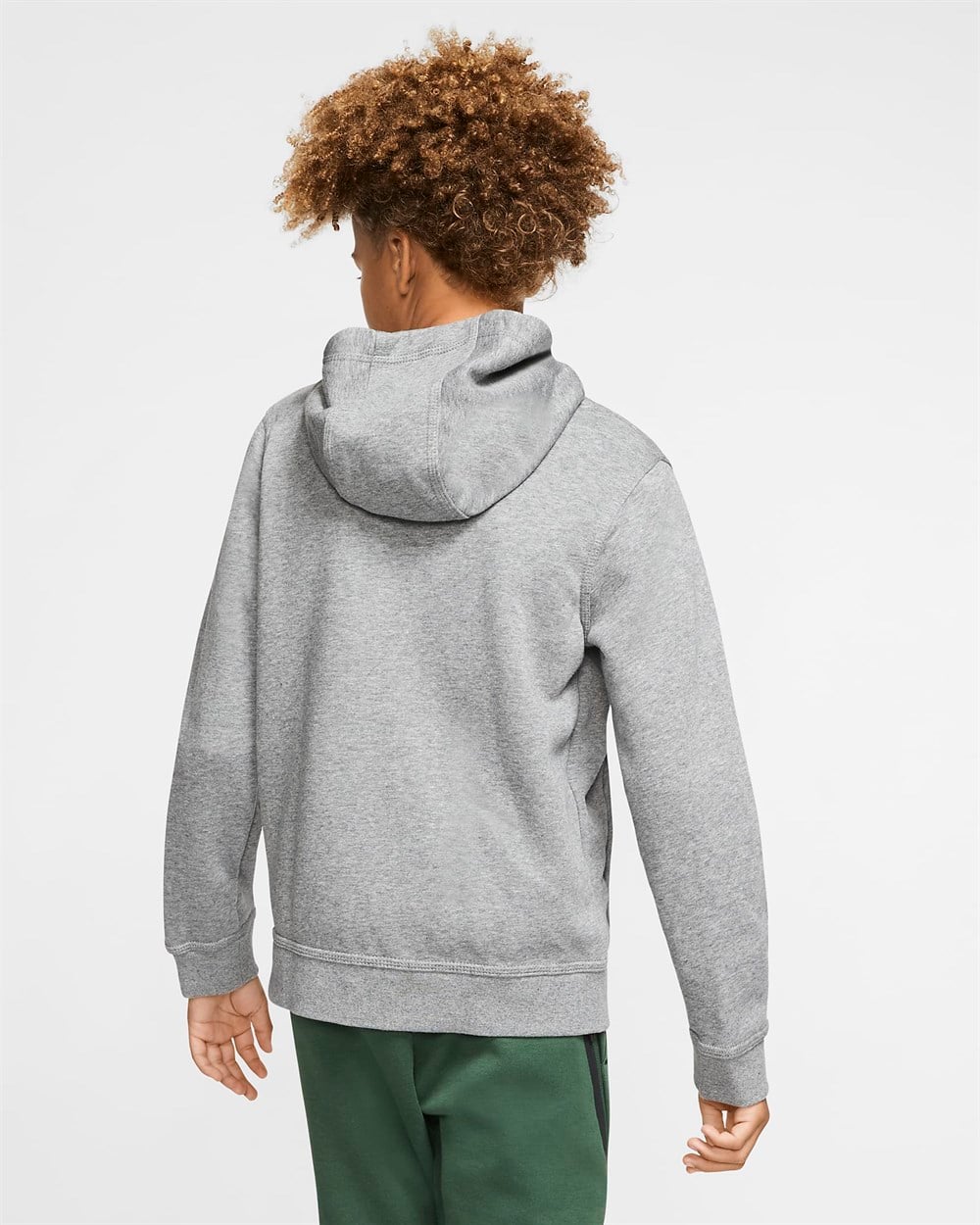 Nike B Nsw Hoodıe Fz Club Çocuk Gri Sweatshirt - BV3699-091