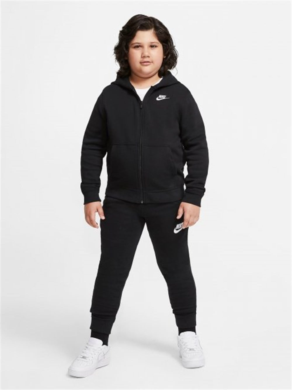 Nike B Nsw Hoodıe Fz Club Çocuk Siyah Sweatshirt - DA5067-011