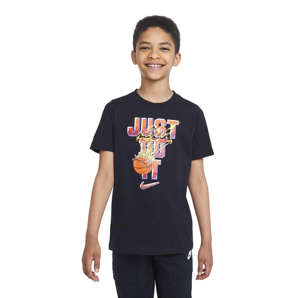 Nike B Nsw Tee Basketball Gamer Jdı Çocuk Siyah T-shirt - DJ6626-010